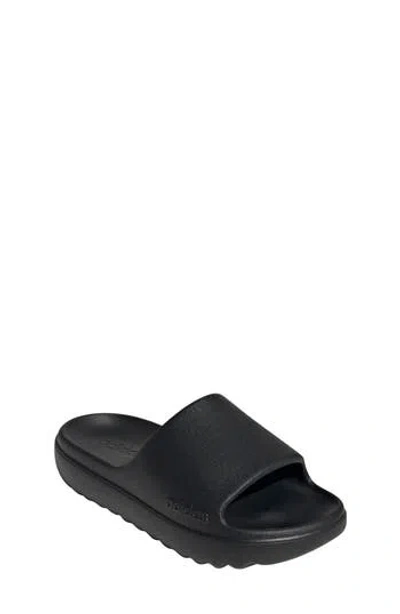 Adidas Originals Adidas Kids' Adilette Lumia Slide Sandal In Black/black/black