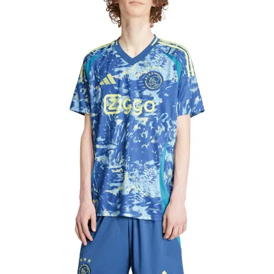 Adidas Originals Adidas Kids' Ajax Away Amsterdam Jersey In Crew Blue