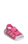 Adidas Originals Adidas Kids' Altaswim 2.0 Swim Sandal In Magenta/pink/footwear White