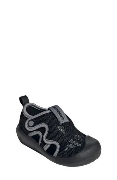 Adidas Originals Adidas Kids' Altaventure 3.0 Swim Sandal In Black/grey/black