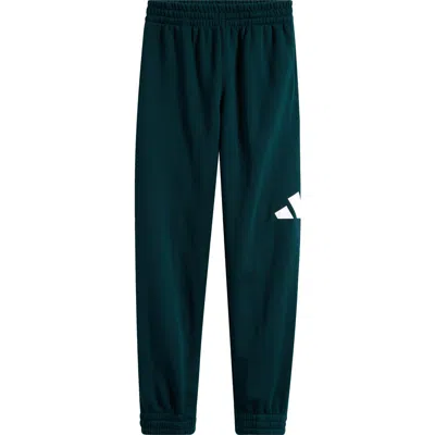 Adidas Originals Adidas Kids' Big Logo Fleece Joggers In Green