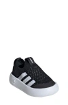 Adidas Originals Adidas Kids' Bubblecomfy Knit Sneaker In Black/white/black