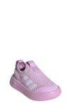 Adidas Originals Adidas Kids' Bubblecomfy Knit Sneaker In Bliss Lilac/white/black