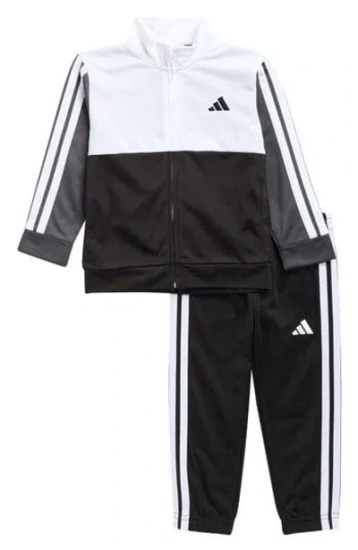 Adidas Originals Adidas Kids' Colorblock Tricot Jacket & Joggers Set In Multi