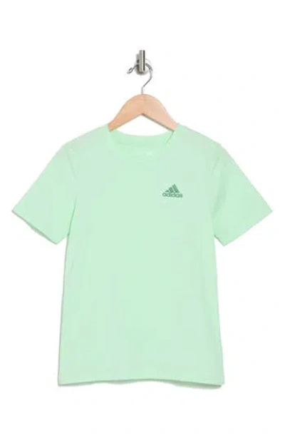 Adidas Originals Adidas Kids' Embroidered Logo Jersey T-shirt In Light Green
