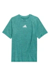 Adidas Originals Adidas Kids' Essential Mélange T-shirt In Green