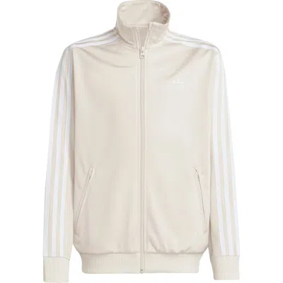 Adidas Originals Adidas Kids' Firebird Recycled Polyester Track Jacket In Wonder White