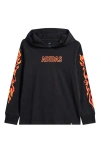 Adidas Originals Big Kid Boys Hooded Long Sleeve Regular Fit Graphic T-shirt In Multi