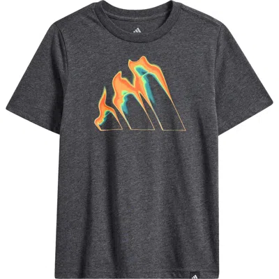 Adidas Originals Adidas Kids' Flame Logo Graphic T-shirt In Multi