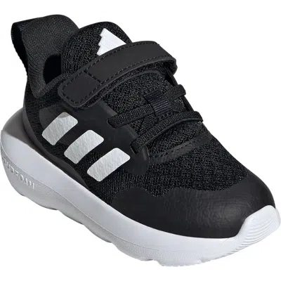 Adidas Originals Adidas Kids' Fortarun 3.0 El Sneaker In Black/white/black