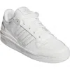 Adidas Originals Adidas Kids' Forum Low Basketball Sneaker In White/white/grey