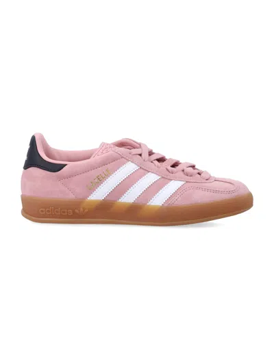 Adidas Originals Adidas Kids Gazelle Indoor Pink Suede Sneakers In Multi