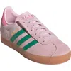 Adidas Originals Gazelle Comfort Closure Elastic Lace Shoes Kids
