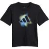 Adidas Originals Adidas Kids' Glow Cotton T-shirt In Blue