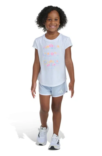 Adidas Originals Babies' Adidas Kids' Graphic T-shirt & Shorts Set In Gray