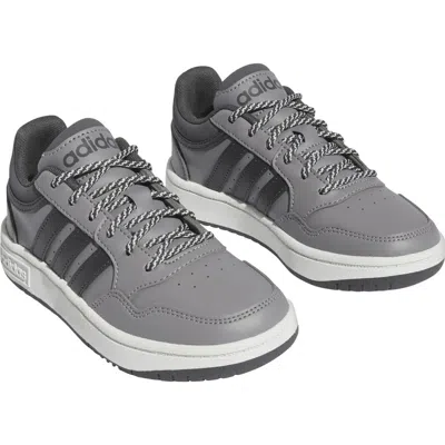 Adidas Originals Adidas Kids' Hoops 3.0 Low Sportswear Basketball Sneaker In Gray