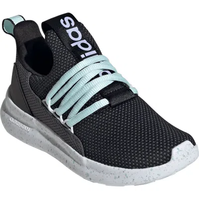 Adidas Originals Adidas Kids' Lite Racer Adapt 7.0 Slip-on Sneaker In Black/violet/halo Mint