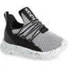 Adidas Originals Adidas Kids' Lite Racer Adapt 7.0 Slip-on Sneaker In White/lucid Lemon/lucid Pink