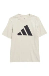 Adidas Originals Adidas Kids' Logo Cotton T-shirt In Aluminum