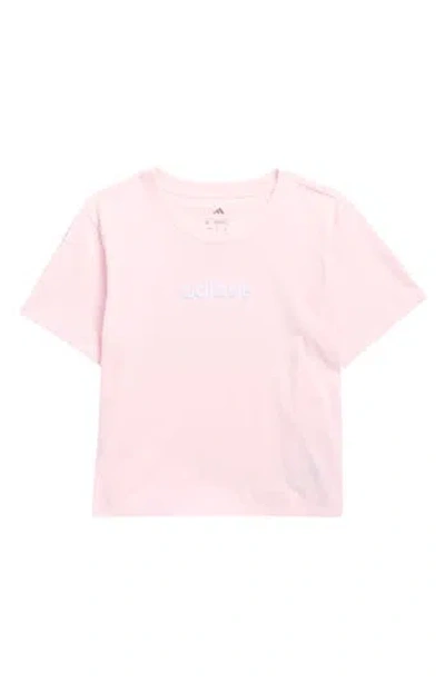 Adidas Originals Adidas Kids' Logo Graphic T-shirt In Pink