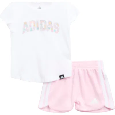 Adidas Originals Babies' Adidas Kids' Logo Graphic T-shirt & Shorts Set In Multi