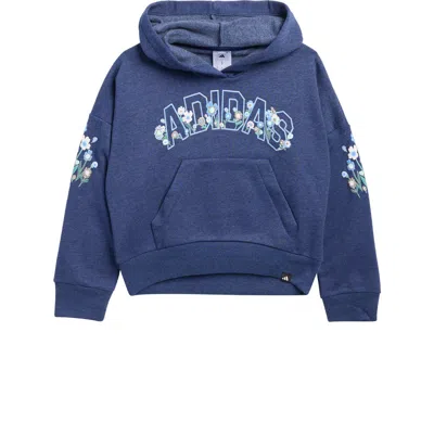 Adidas Originals Adidas Kids' Logo Hoodie In Blue
