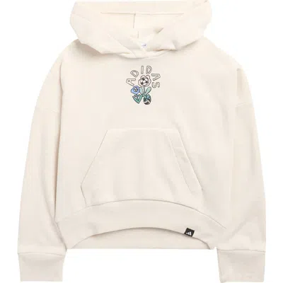 Adidas Originals Adidas Kids' Logo Hoodie In Neutral