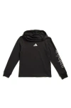 Adidas Originals Adidas Kids' Long Sleeve Cotton Hoodie In Black