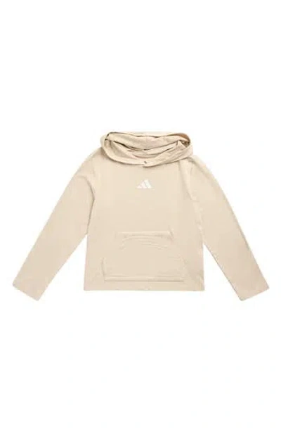Adidas Originals Adidas Kids' Long Sleeve Pullover Hoodie In Neutral
