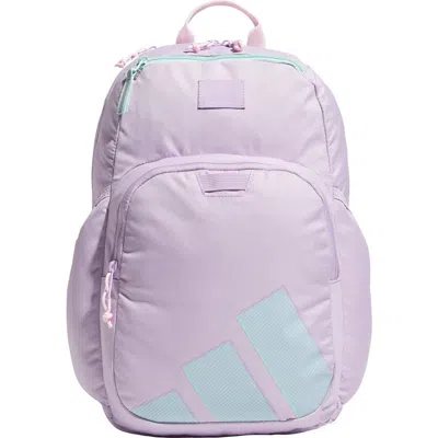 Adidas Originals Adidas Kids' Midway Backpack In Plum Purple/ Clear Pink/ Aqua