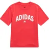 Adidas Originals Adidas Kids' Repeat Logo Graphic T-shirt In Red