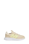 Adidas Originals Adidas Kids' Retropy F2 Sneaker In Sand Strata/pulse Yellow