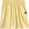 Adidas Originals Adidas Kids' Ripstop Cargo Shorts In Light Yellow
