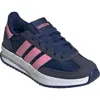 Adidas Originals Adidas Kids' Run '70s 2-0 Sneaker In Dark Blue/pink/navy