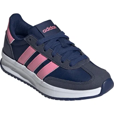 Adidas Originals Adidas Kids' Run '70s 2-0 Sneaker In Dark Blue/pink/navy