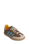 Adidas Originals Adidas Kids' Samba Sneaker In Brown/blue/alumina