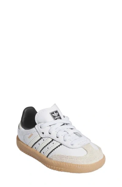 Adidas Originals Adidas Kids' Samba Sneaker In White/ Off White/ Black