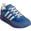 Adidas Originals Big Kids Blue Sl 72 Rs Sneakers In Blue/white/better Scarlet