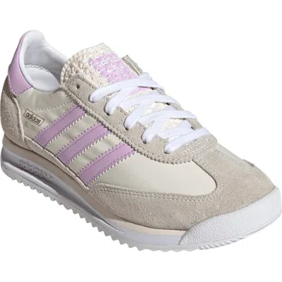 Adidas Originals Adidas Kids' Sl 72 Rs Sneaker In White/lilac/wonder Quartz