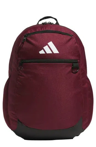 Adidas Originals Adidas Kids' Striker Backpack In Burgundy