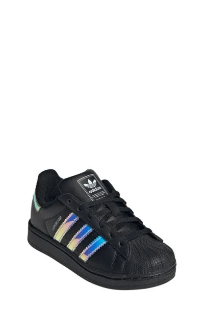 Adidas Originals Adidas Kids' Superstar Sneaker In Black