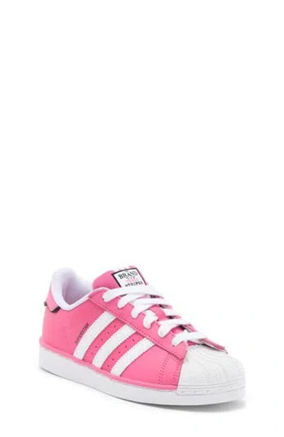 Adidas Originals Adidas Kids' Superstar Sneaker In Pink Fusion
