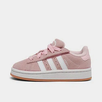 Adidas Originals Babies' Adidas Kids' Toddler Originals Campus 00s Comfort Closure Stretch Lace Casual Shoes In Clear Pink/white/gum 2