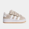 Adidas Originals Adidas Kids' Toddler Originals Campus 00s Comfort Closure Stretch Lace Casual Shoes In Wonder Beige/white/gum