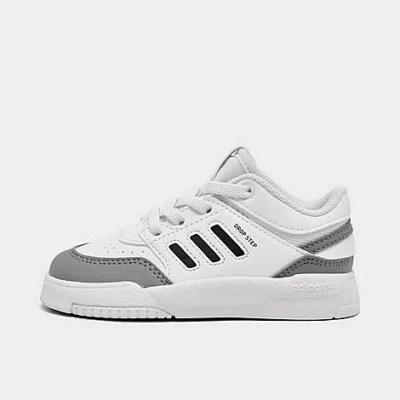 Adidas Originals Babies' Adidas Kids' Toddler Originals Drop Step Low Casual Basketball Shoes In White/black