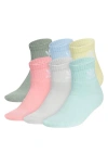 Adidas Originals Adidas Kids' Trefoil Assorted 6-pack Quarter Socks In Multi