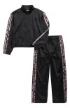 Adidas Originals Adidas Kids' Tricot Track Jacket &amp; Pants Set In Black