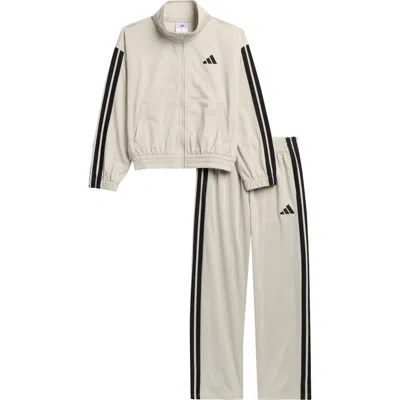 Adidas Originals Adidas Kids' Tricot Track Set In Neutral