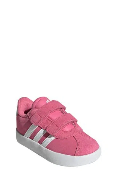 Adidas Originals Adidas Kids' Vl Court 3.0 Sneaker In Pink/white/grey