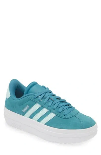 Adidas Originals Adidas Kids' Vl Court Bold Lifestyle Sneaker In Blue